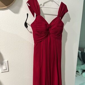 Azazie Burgundy Bridesmaid Dress